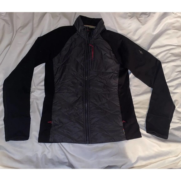 Smartwool Smartloft 120 Jacket Men Size Small Black Moisture‎ Wicking - Picture 2 of 11